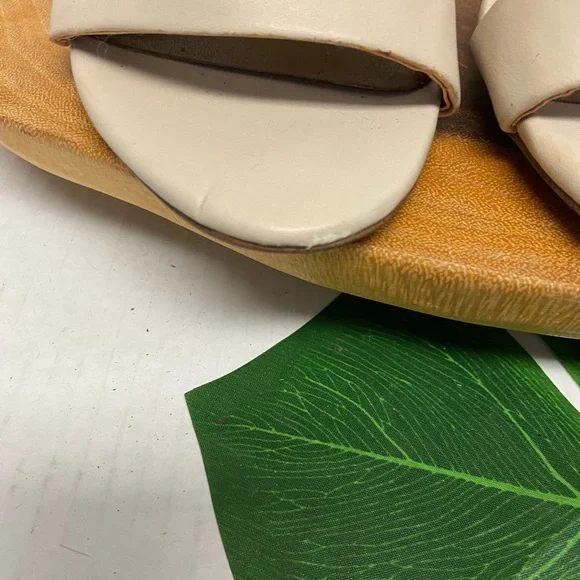 Aldo Leather Multi Gold Strap Ankle Strap Heels - Picture 5 of 10